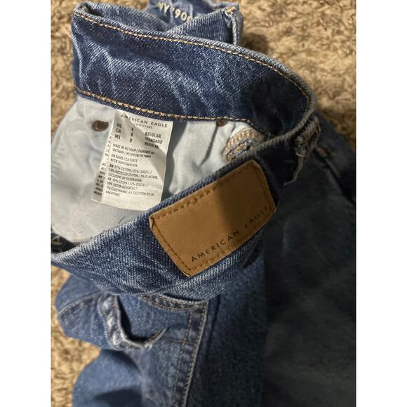 American Eagle Jeans 8 Curvy 90's Straight - Picture 2 of 4